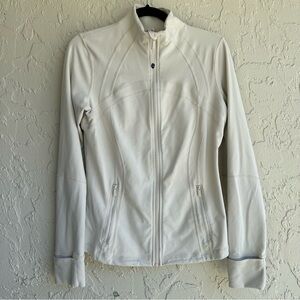 LULULEMON Define Jacket Women 12 Cream Gym Athletic Yoga